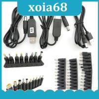 xoia68 Shop DC USB 5V to 9V 8.6V 12V 12.6V Power Adapter Boost Line Step UP Module connector Converter Cable 5.5x2.1mm Plug DC Male Tips