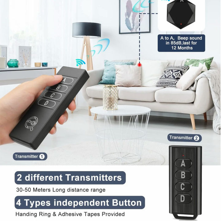 hollarm-wireless-key-finder-remote-key-locator-phone-wallets-tracker-wallet-tracker-anti-lost-tags-and-keychains-4-receiver