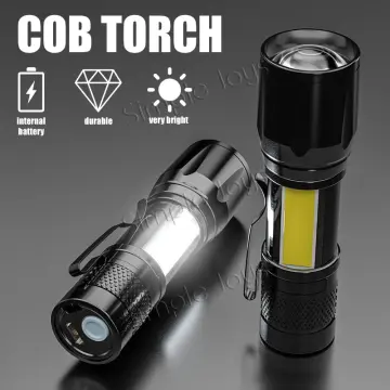 Camping Flashlight, Integral Sealed Portable 5 Lighting Modes Non Slip  Telescopic Zoom LED Torch for Emergency