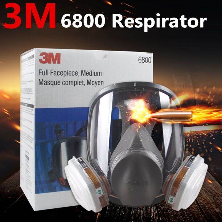 COD 7 In 1 3M 6800 Safety Full Face Paint Project Respirator Organic Vapors Safety Respirator