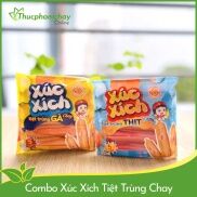 Combo 3 Xúc Xích Tiệt Trùng Chay Âu Lạc 450g 15 Cây 3gói