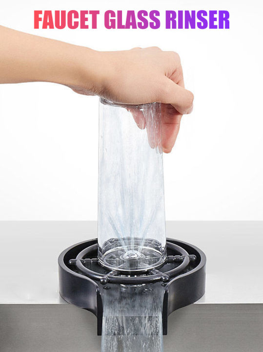 เครื่องล้างแก้วอ่างล้างจานเครื่องล้างถ้วยอัตโนมัติ-ล้างกระจกก๊อกน้ำแรงดันสูงอุปกรณ์ก๊อกน้ำสำหรับอ่างล้างจานในครัวเรือน