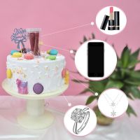 【LZ】✈  Nova novidade   mordaça brinquedos bolo de aniversário estande pop com caixa de presente surpreendente bolo mágico em pé brinquedo legal