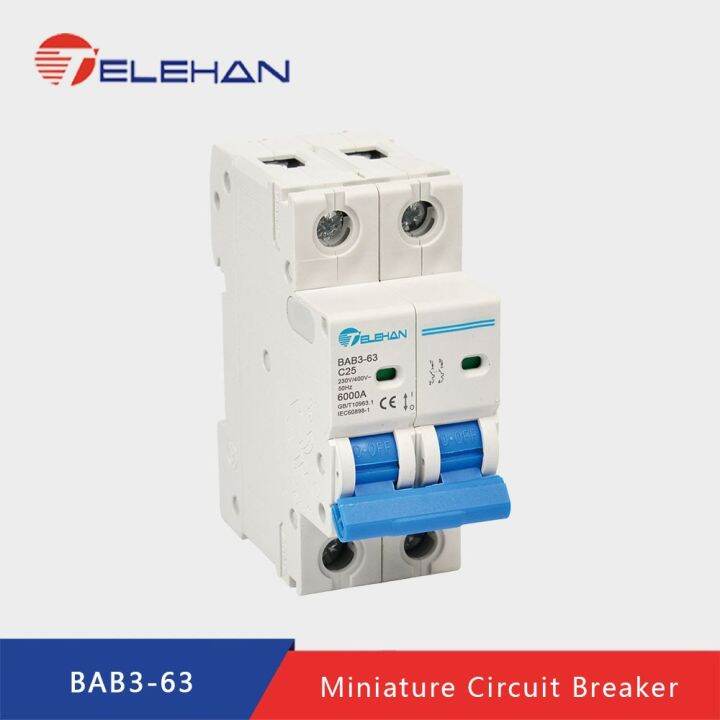 โทรศัพท์6ka-mcb-mcb-interruptor-design-6000a-6-10-16-25-32-40-63a-miniature-circuit-breaker-6ka-breaker-อัตโนมัติ