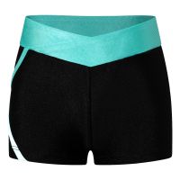 【CC】 Kids Gymnastics Ballet Shorts Low Waist Elastic Color Contrast Sport Stretchy Tight Hot Pants