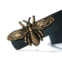 【CW】✾♠  NEW 2.5cm butterfly Buckle for Ladys Leather belt Accessories Only buckle