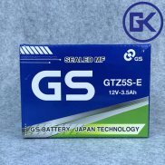 Ắc quy xe máy GS khô 12V-3.5Ah lùn xanh GTZ5S-E