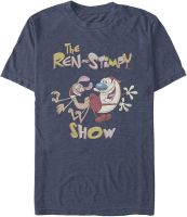 Nickelodeon Big &amp; Tall Ren &amp; Stimpy Ren and Stimpy Show Mens Tops Short Sleeve Tee Shirt