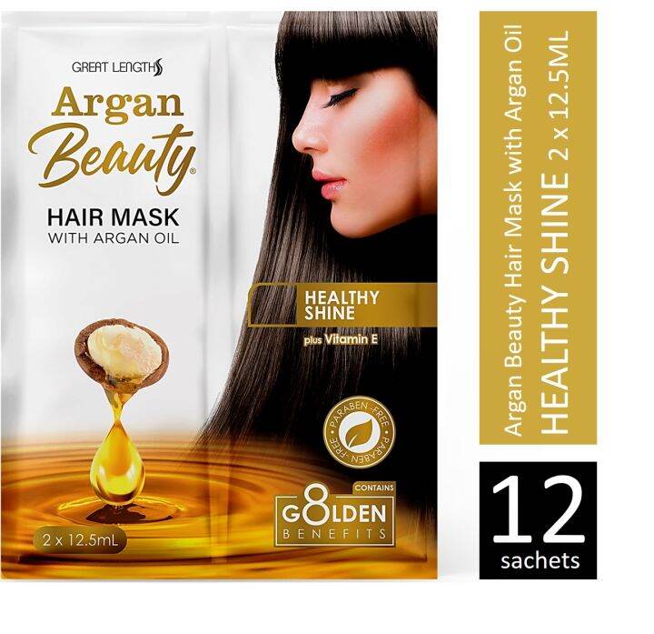 iColor Shampooin Hair Color Light Brown (30ml) x 10 sachets + Argan