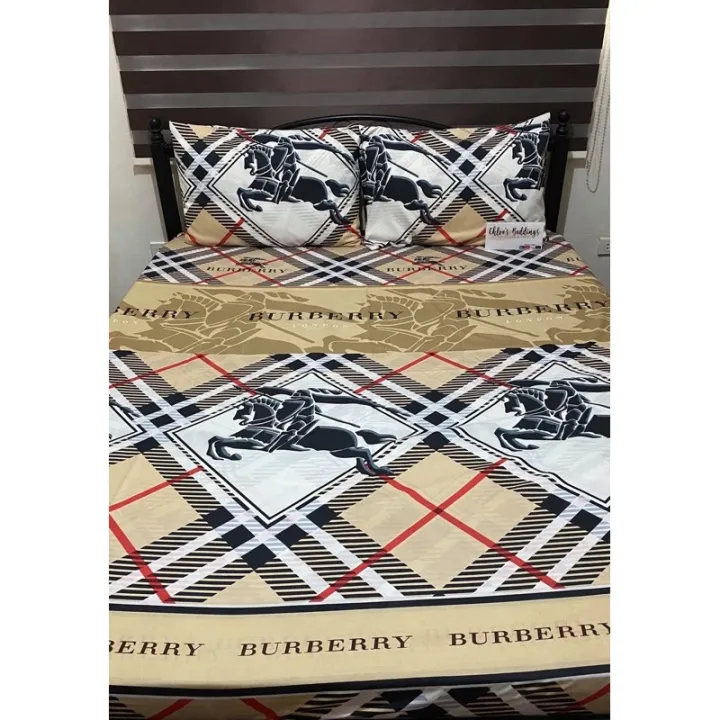 Burberry Canadian cotton bedsheet by cobre kama collection burberry