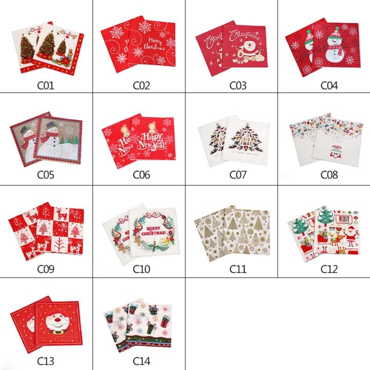 20pcs-christmas-paper-napkins-christams-tree-santa-claus-disposable-tableware-tissue-for-new-year-xmas-party-home-decor-33x33cm
