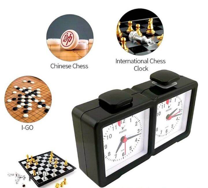 Chess Clock Quartz Electronic Analog Chess Clock Count Up Count Down