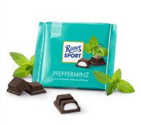 Ritter sport - Peppermint cream in dark chocolate 100g