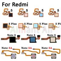 ต้นฉบับสําหรับ Xiaomi Redmi Note 5 5A Pro Prime Plus ปุ่มโฮมกลับ Touch ID Finger Scanner ลายนิ้วมือ เซนเซอร์ Flex Cable