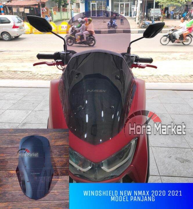 WINDSHIELD NEW NMAX 2020 2021 MODEL TINGGI VISOR NMAX 2020 PANJANG