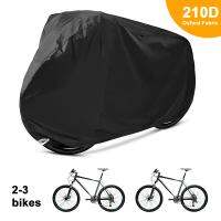 【LZ】 Universal Bicycle Cover Motorcycle Cover 210D Waterproof Anti UV Mountain Bike Cover Rainproof Sunshade Cover For 2-3 Bikes