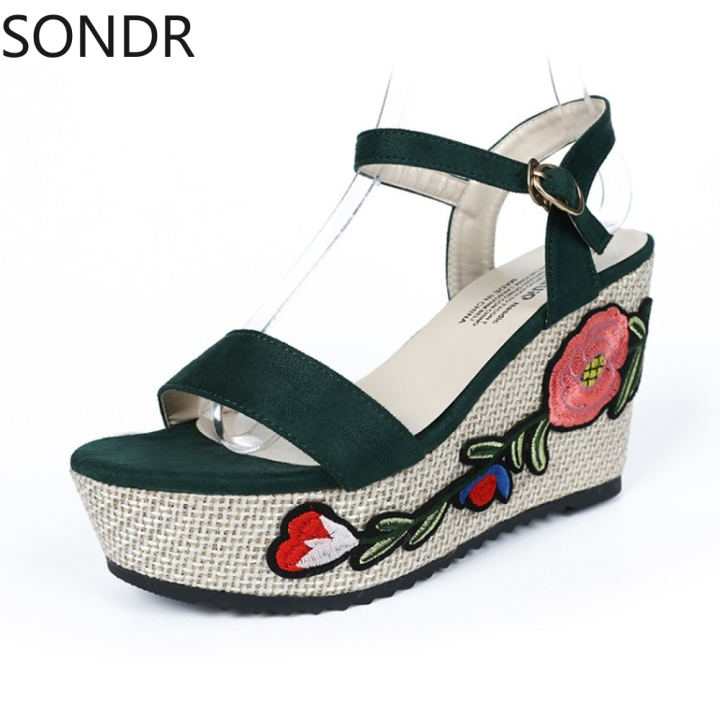 womens-platform-emboridery-floral-sandals-wedge-high-heel-slingbacks-shoes-summer-peep-toe-3colors-girls-new