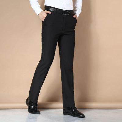 Suit Pants Men Fashion Dress Pants Social Mens Dress Pants Black Formal Suit Pants Business Male Casual Men Trouse