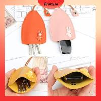 PROMISE 2PCS ทนทานต่อการใช้งาน สีดำสี สีเหลืองสีขาว การออกแบบใหม่ หนังพียู เคสกุญแจรถแบบดึงออกได้ จุได้มาก ปลอกกุญแจแบบดึงออก