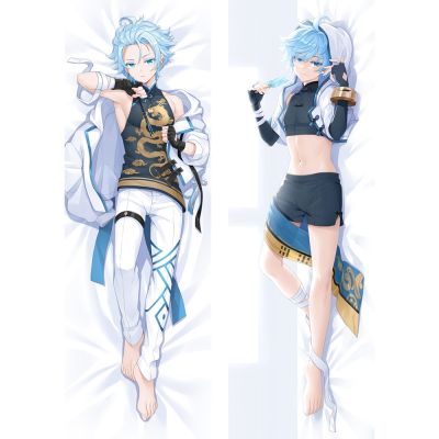 (ปลอกหมอนเท่านั้น) ปลอกหมอนอนิเมะ Genshin Impact ปลอกหมอนหมอนอิงการ์ตูน Kinsen Dakimakura