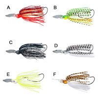 BOKALI 1Pc 10G Chatterbait Bladeเหยื่อยางกระโปรงBuzzbaitตกปลาเหยื่อล่อ