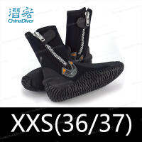 [ฟรี Shipg] SEAC Diver Boots High-Top Anti-Slip Warm Long Scuba รองเท้าซิปกึ่งแข็งสบายแพลตฟอร์ม Flippers รองเท้า5มม. gift