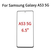 lumude For Samsung Galaxy A53 5G Touch Screen Front Glass Panel LCD Outer Display Lens A53 A536 SM-A536B Front Glass With OCA