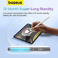 Baseus Stylus Lite พร้อมไฟ LED,สำหรับ Ipad และดินสออุปกรณ์เสริมสำหรับแท็บเล็ตสำหรับไอแพดปากกาแบบสัมผัสสำหรับ