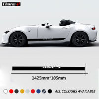 Car Styling Door Side Skirt Stripes Auto Body Decor Stickers Customized Racing Sport Vinyl Decal For Mazda MX-5 3 Doors