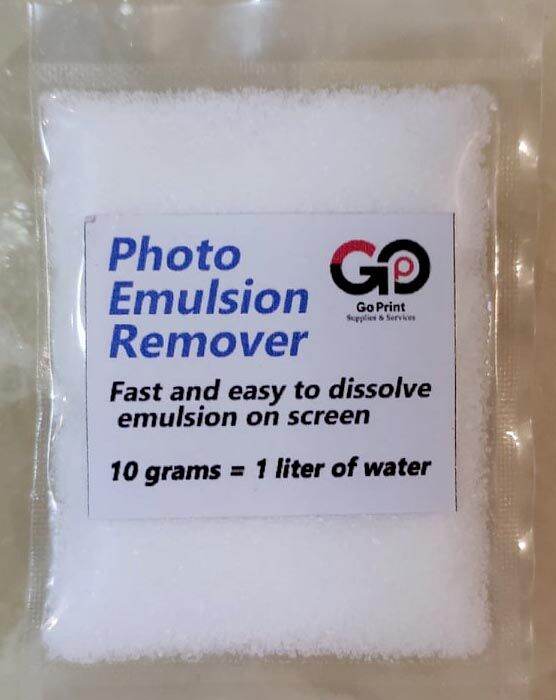 Photo / stencil Emulsion Remover silk screen printing 10g Lazada PH