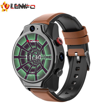 Lemfo Lem14สมาร์ทนาฬิกา4G 5atm กันน้ำ Android 10 Helio P22ชิป4G 64Gb Lte 4G ซิม1100Mah Face Id กล้องคู่