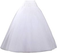 A-Line Hoopless ticoat Crinoline Underskirt Slips ความยาวชั้น Ball Gown กระโปรงสำหรับชุดแต่งงาน