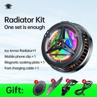 ✷✔ PLEXTONE EX2 Portable Back Clip Magnetic Suction Mobile Phone Flat Radiator RGB Atmosphere Lamp Semiconductor Refrigeration Fan