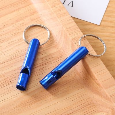 2022 NEW Fashion 1pcs Camping Hiking Survival Whistle Small Size Aluminum Emergency Whistle Outdoor EDC Tools Train Whistle Survival kits