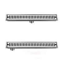 【hot】！ Floor Drain Anti-Odor Shower Drainage Rectangle Drains for Kithchen Toilet 20-80cm