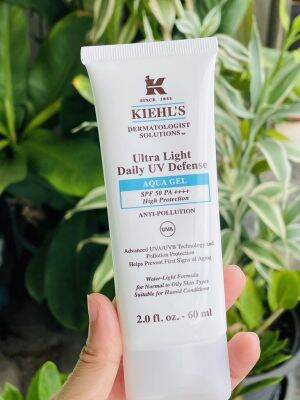 กันแดด Kiehls Ultra Light Daily UV Defense Aqua gel SPF50/PA++++High Protection 60ml กันแดดสูตรฟลูอิดบางเบาดุจน้ำ กันแดดคีลส์