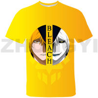 ฮาราจูกุ B Leach 3D เสื้อยืดแฟชั่นลำลองสำหรับบุรุษขนาดใหญ่เสื้อยืดเด็กอะนิเมะเสื้อสตรีกราฟิกเสื้อ T ฮิปฮอปคู่เสื้อผ้า