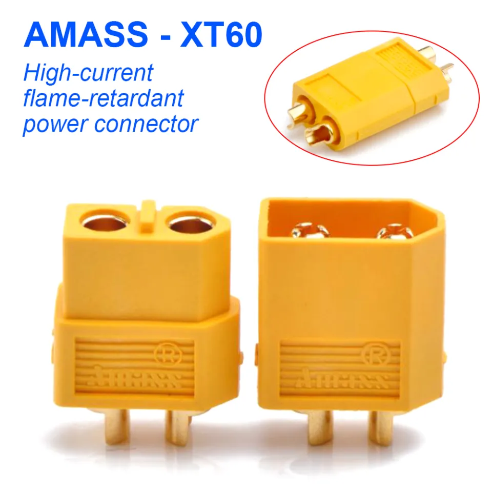 Amass XT60 Connector Set - 2 Male and 2 Female