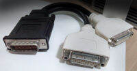 DMS 59 Pin to Dual DVi สายแปลง Adapter converter