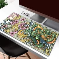 Mousepad Dragon Rubber Gamer Art แผ่นรองเม้าส์คอมพิวเตอร์ แผ่นรองเม้าส์สำนักงานขนาดใหญ่ แผ่นรองเม้าส์แล็ปท็อปขนาดใหญ่ XXL