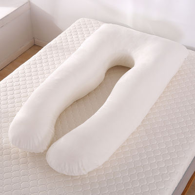 70*130 cm Big Size Pure Cotton Fabric Multifunction Pregnancy Pillow Case Cotton Comfort Soft Cover U-Type for Maternity Women
