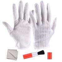 3-in-1 Camera Cleaning Kit 1 Pair Anti-static Gloves 1 Cleaning Brush 1 Cleaning Cloth for DSLR Digital Camera Maintenance Tools