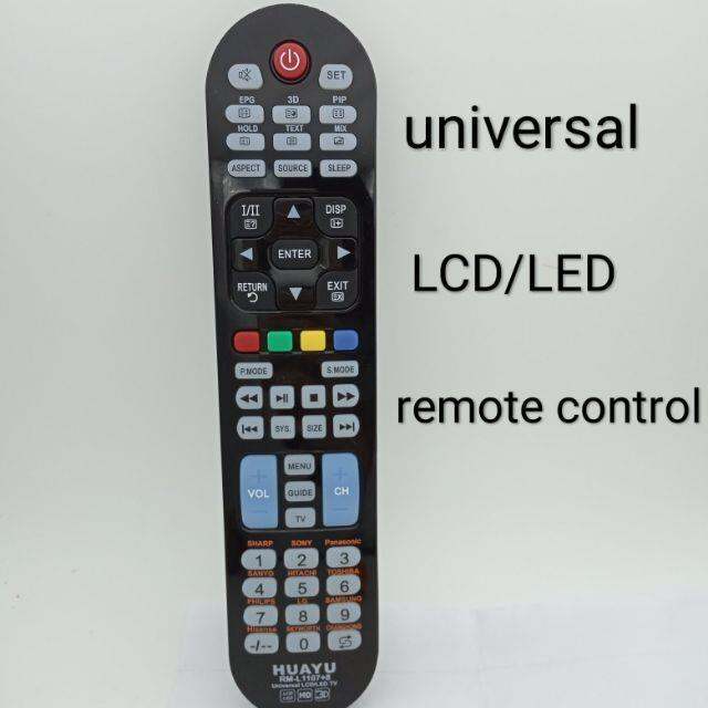 Huayu RM L1107 8 LED/LCD Universal TV Remote Control | Lazada PH