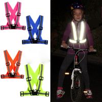 Safety Reflective Vest Unisex Vest Running Outdoor Night High Visibility Vest Reflective Straps Reflective Vest