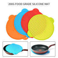 3 In 1 Multifunction Cookware Silicone Splatter Guard Screen Pan Skillet Cover Lid Spill Stopper Pot Splatter Screen Strainer