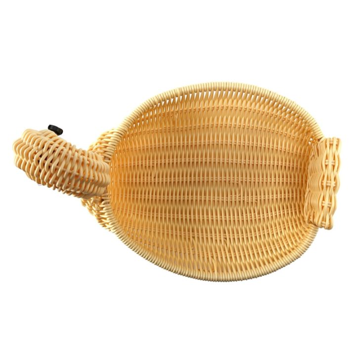 2x-eco-friendly-woven-basket-storage-basket-imitation-rattan-woven-basket-animal-shape-storage-basket-display-basket