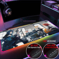 Lovely Anime Arknights Mouse Pad RGB Gaming HD Custom DIY Desk Mat Personalized HUB 4 Port USB Mousepad With Led Strip Silpmat