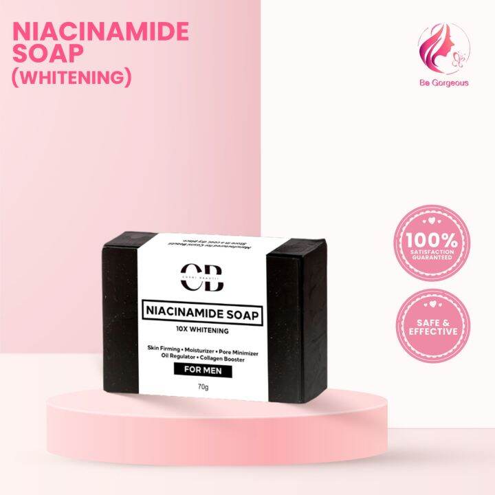 CB NIACINAMIDE SOAP FOR MEN 10X WHITENING SOAP Whitening All Skin Types