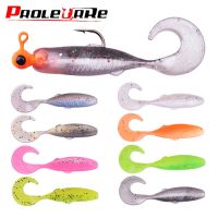 【hot】۞✻◄ 20PCS Color Silicone Soft Bait 47mm 0.7g Jig Worm Wobblers Fishing Artificial Baits Bass Carp Swimbait