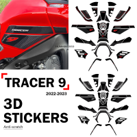 T RACER 900 T RACER 9อุปกรณ์เสริมสติกเกอร์3D ครบชุดของ D Ecals ถัง Pad ป้องกันสี2023 2022สำหรับ Yamaha Tracer9 Tracer900